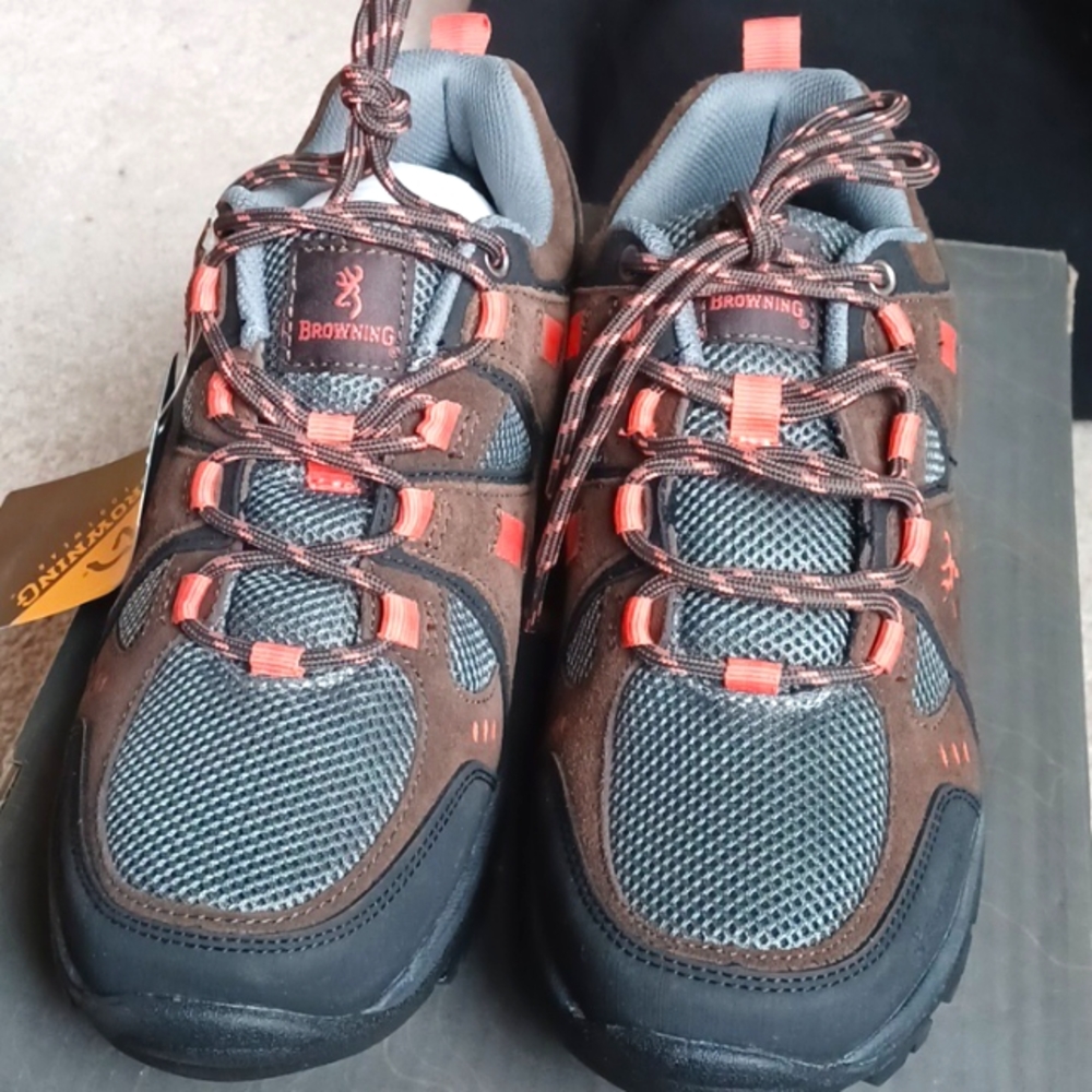 WS16- Browning  Buck Trail Women's  Brown/Med. Orange Color - sz 9 M - Picture 2 of 11
